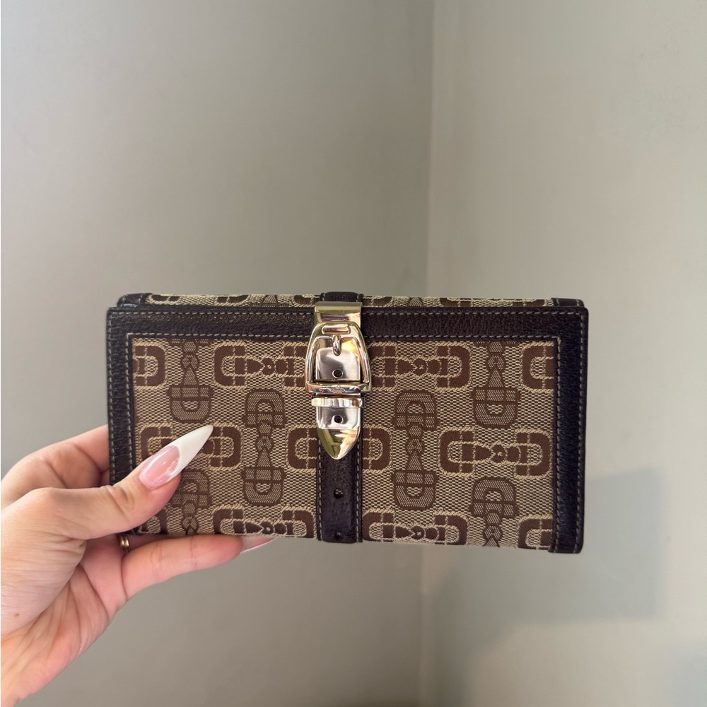 Gucci Brown and Black Wallet